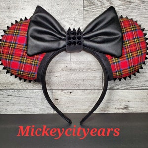 Holiday Plaid Punk Ears