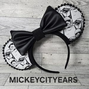 Storm Trooper themed Ears.  STAR WARS ears