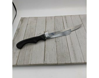 Vintage Royale Adjustable Meat Slicer Slicing Knife 8 1/4" Blade 13 1/4" Total