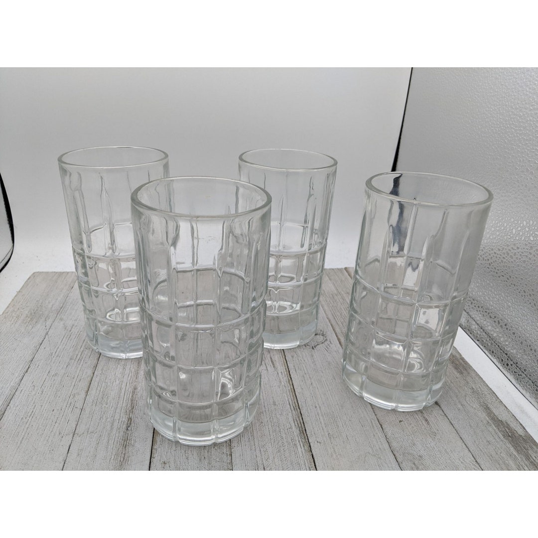 Set of 4 Vintage Anchor Hocking Manchester Drinking Glasses Etsy