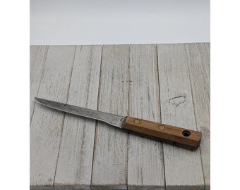 Vintage Goodell 6&quot; Blade Slicing Carving Knife, High Carbon Steel Full Tang