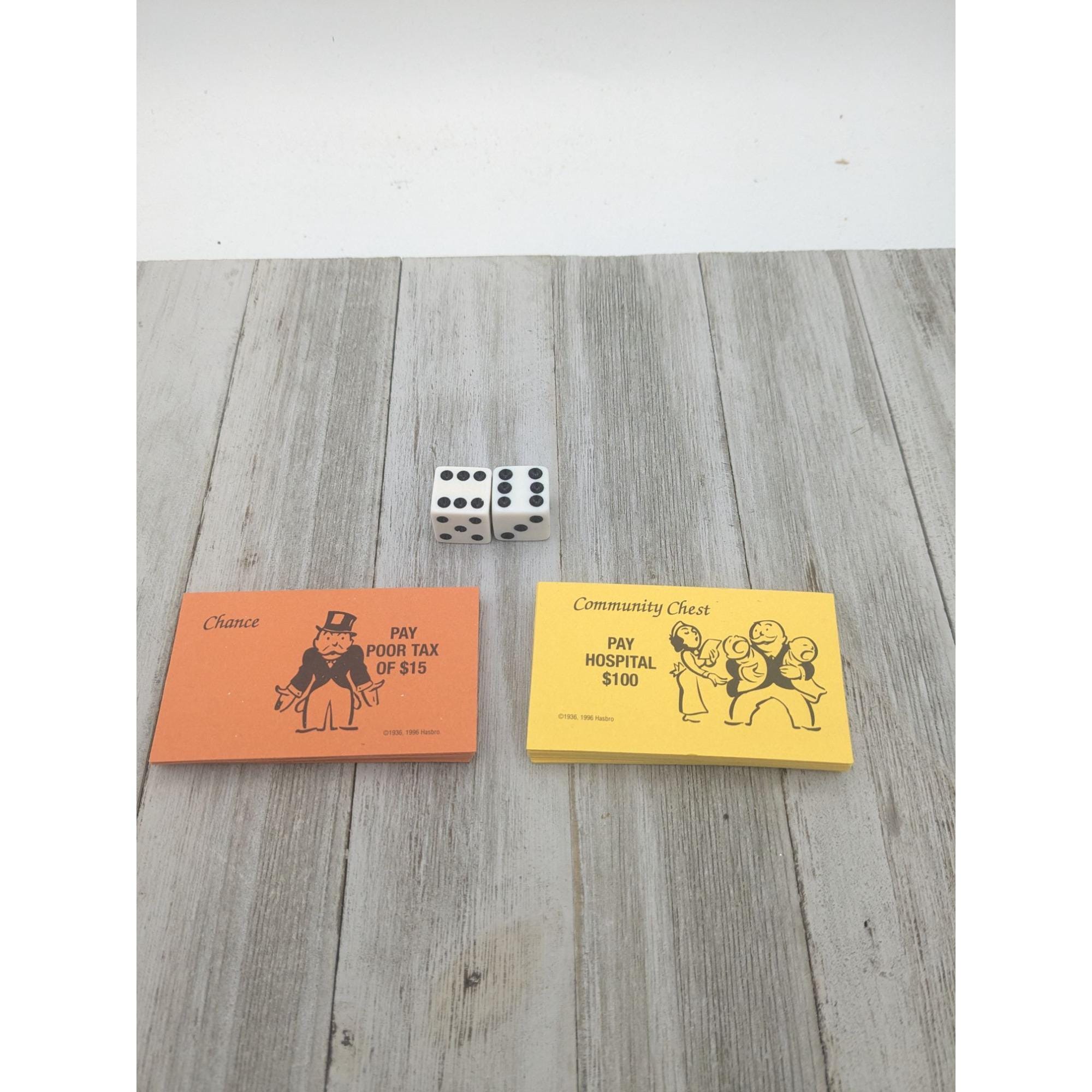 Cartes Billets Monopoly MILLIONAIRE 4 X 5 000 (rouges) - Pièces De Rechange Occasion