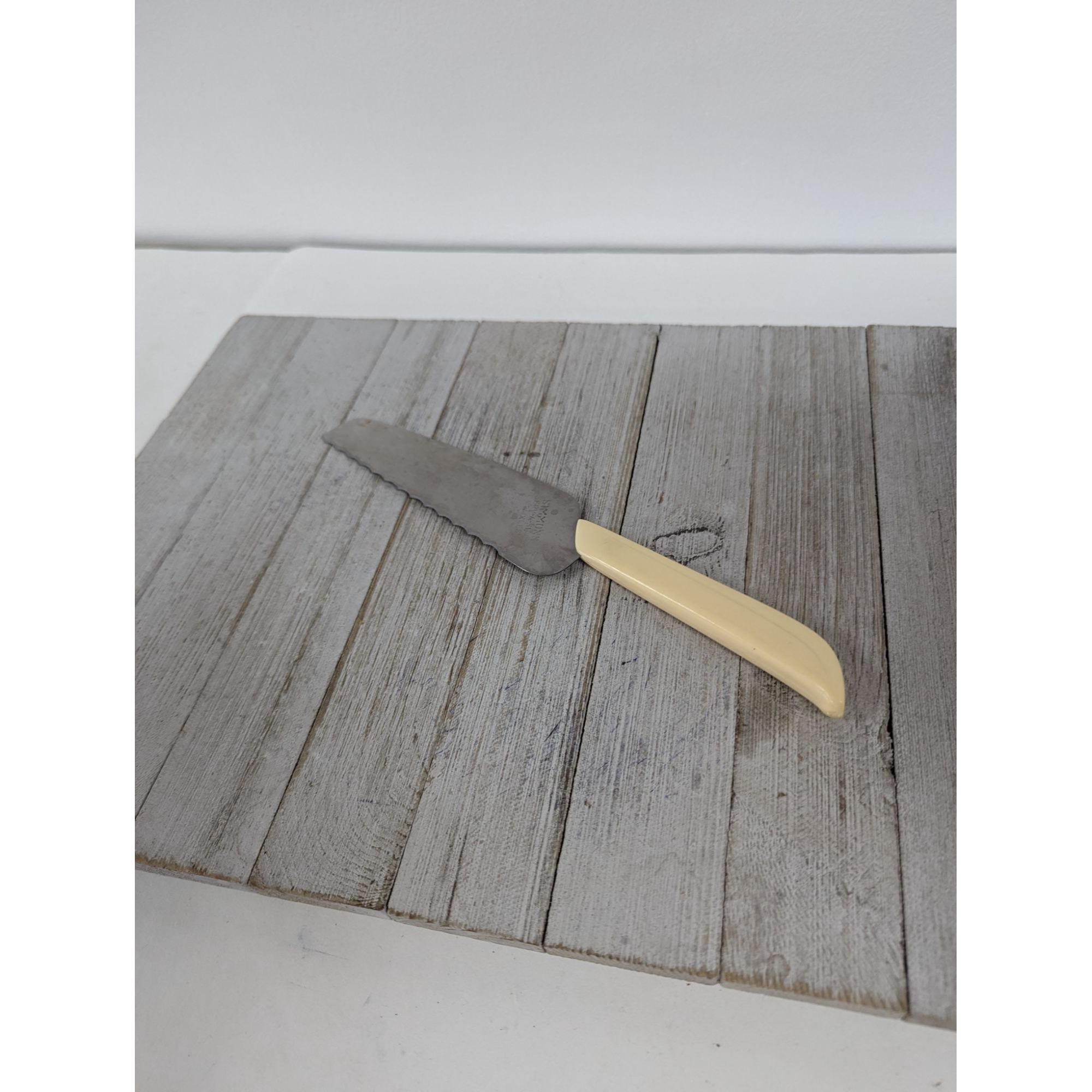 Vintage Simmons Cake Knife Slice Server Serv-A-Slice Utensil 11"