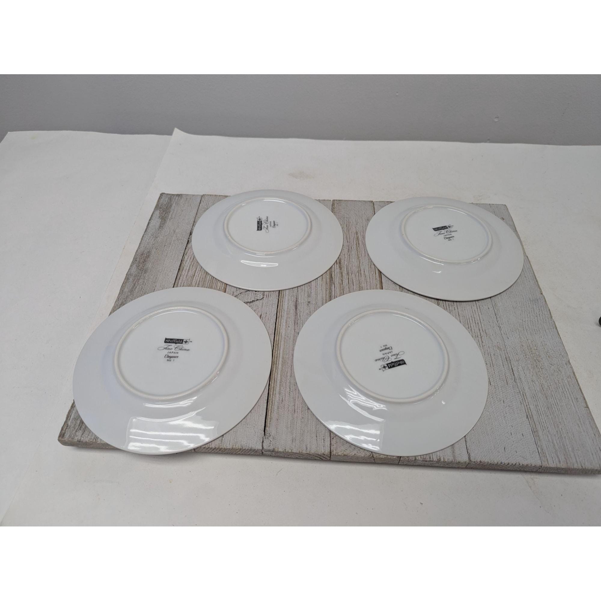 Ensemble de 4 assiettes à pain / dessous de verre Wavy-Lines