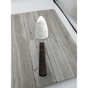 Łopatka do ciasta ze stali nierdzewnej nr 1 Serwer 8 1/4" Uchwyt z drewna Japonia