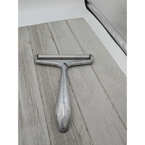 Vintage Wire Cheese Cutter Slicer  6" Unbranded Adjustable Roller #3 Japan