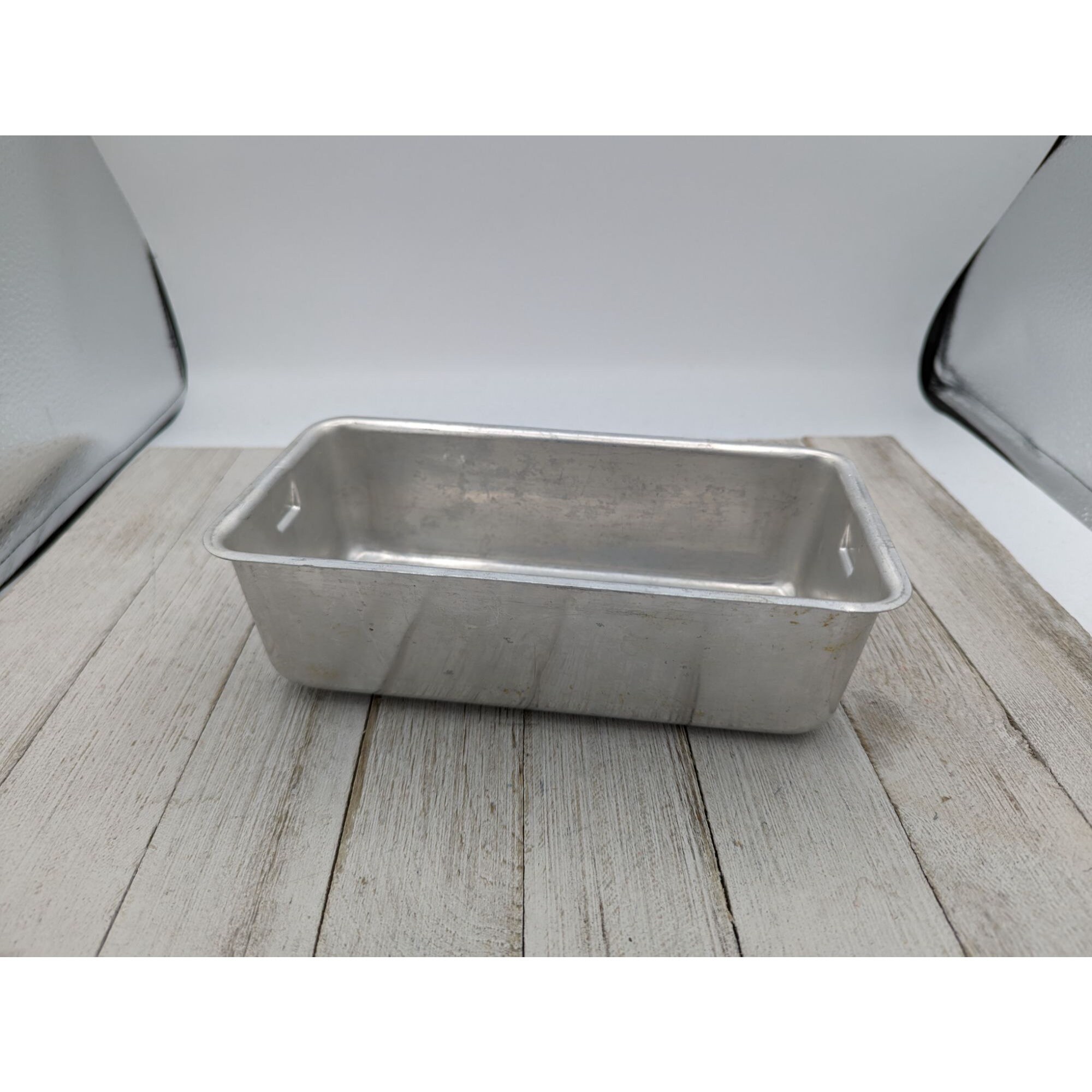 Vintage LTD Commodities White Ceramic Mini Loaf Baking Pan in