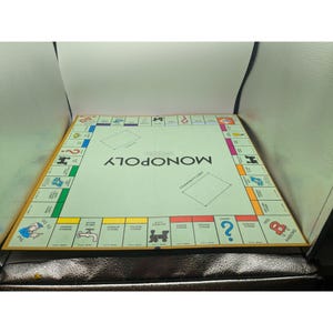 Monopoly Anniversary Edition 1974 Replacement Game Board