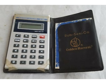 Sharp EL-838 with Manual and Cover Memory Pocket Calculator