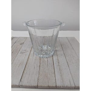 Vintage Diamant-Sammlung-Schnitt-Kristall Eiskübel Unterhaltend Essen