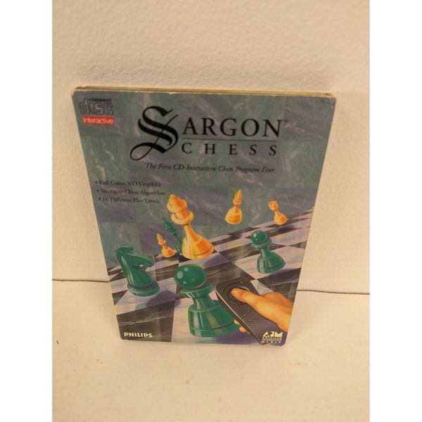 Sargon Chess Program Interactive Compact Disc Phillips CD-i