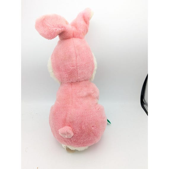 Vintage Cuddle Wit Pink Rabbit With Carrot Stuffed Animal 16