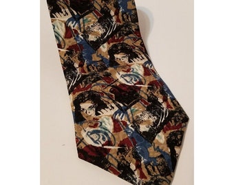 Amerikaanse filmklassiekers Gone with the Wind Neck Tie Nieuwigheid 56" Red Blue Tan