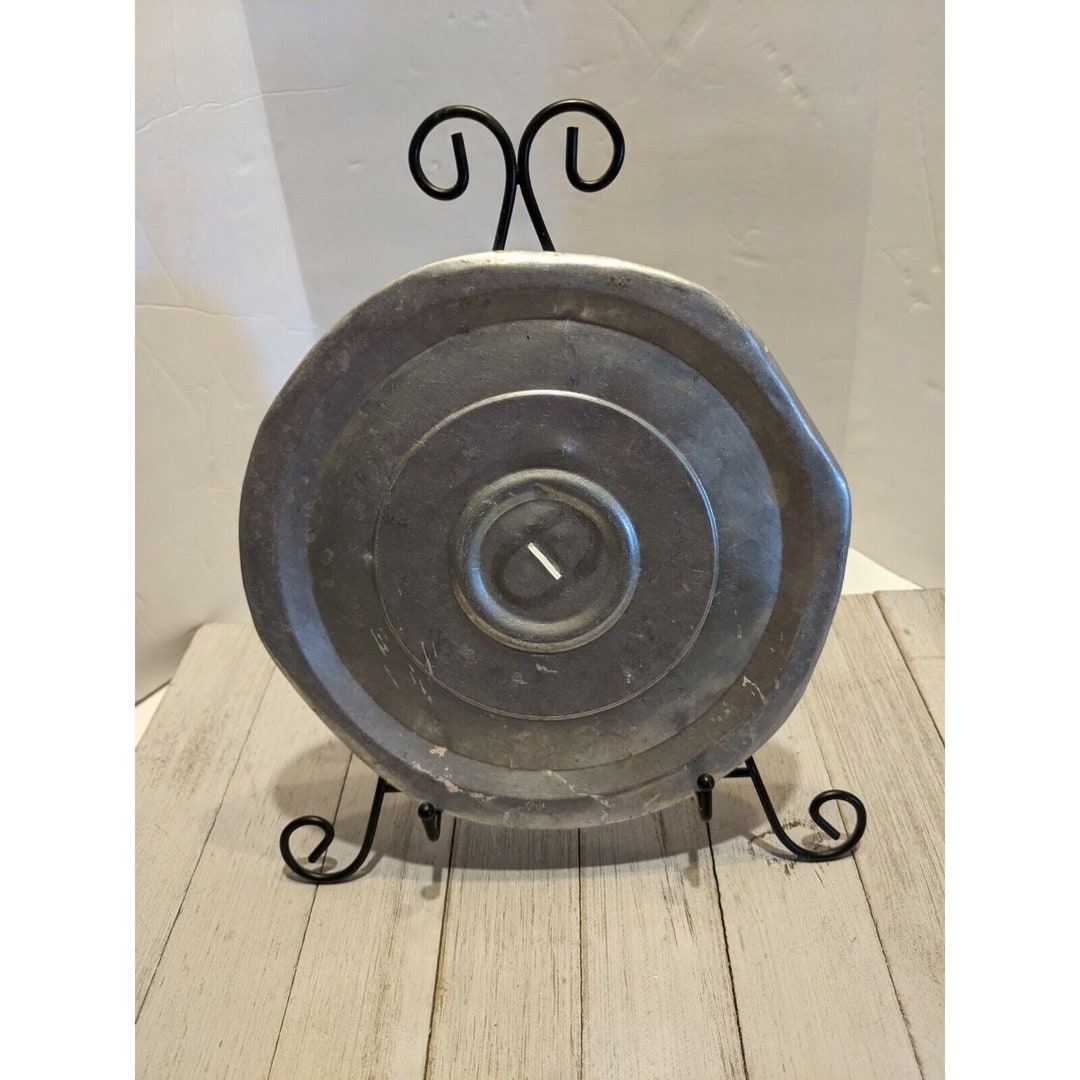 Vintage Aluminum No Safety Ring Pot Cover Round Metal Lid Etsy