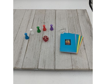 Trivia Adventure Board Game REPLACEMENT 5 Tokens Dice IQ Cards