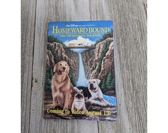 Vintage 1993 Walt Disney HOMEWARD BOUND The Incredible