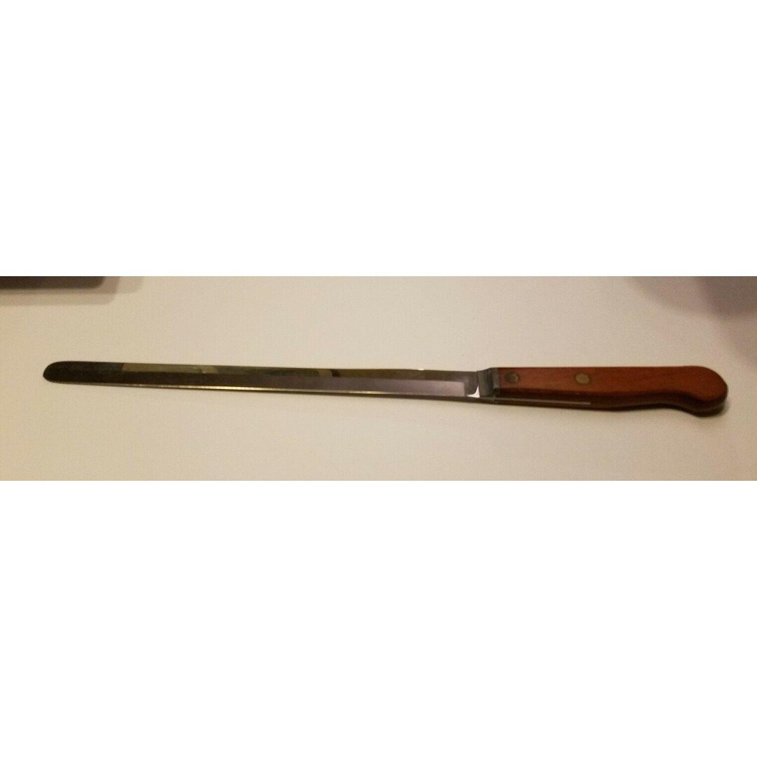 Vintage Robinson Knife Co Bread Knife With Wood Handle 13 1/2 - Etsy