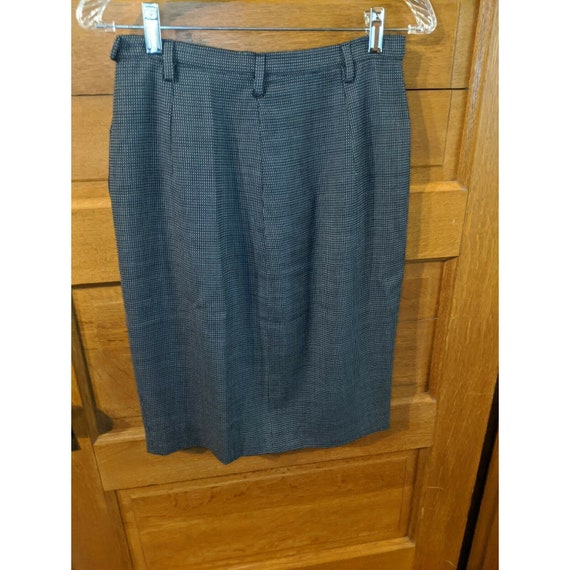 ジョルジオ アルマーニ スカート サイズ 8 ジップアップ 膝丈 ペンシル