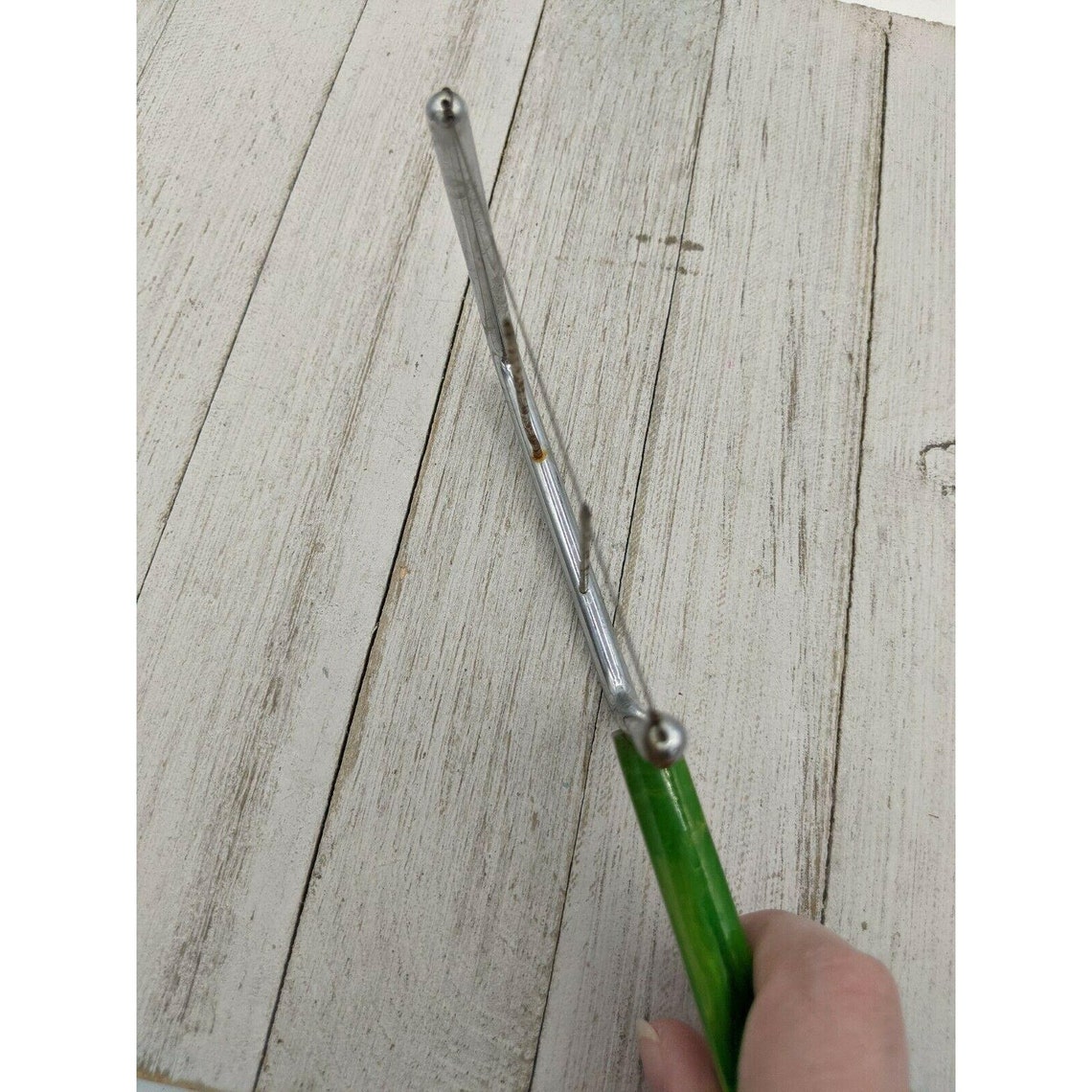 Vintage Wire Cheese Cutter Slicer with Marbled Green Bakelite Etsy