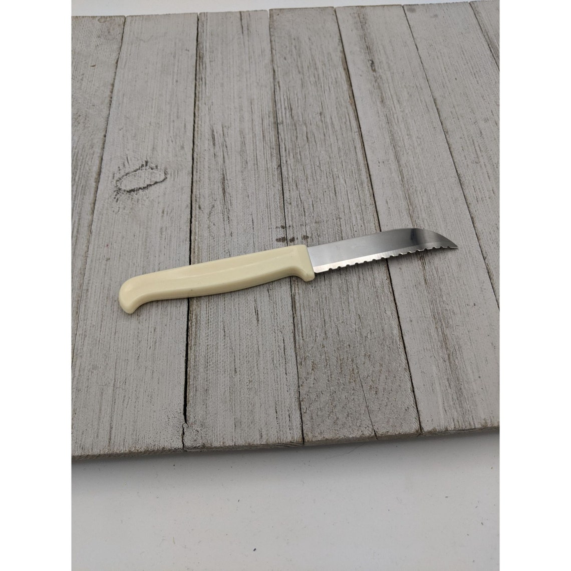Vintage Quikut Stainless Grapefruit Knife Cream Handle Fruit Etsy