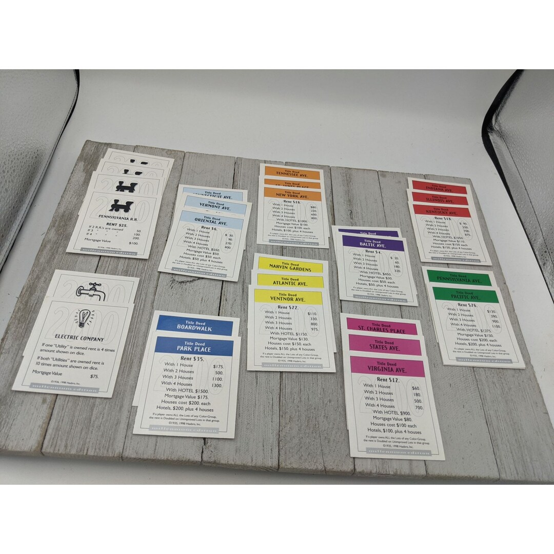 Monopoly Millennium Edition 1998 – Ricambi E Pezzi Singoli A Scelta