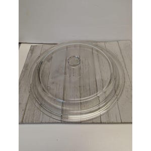 Large Glass Replacement Lid for Cast Iron Skillets & Pyrex 11 1/2&quot; ID 12 1/4&quot; OD