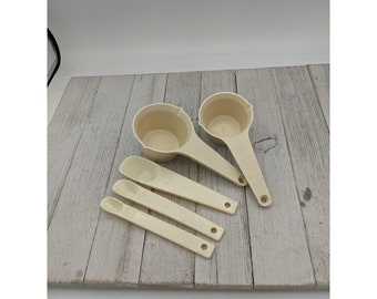 Foley Measuring Cups Spoons 1/4 1/3 1/2 Tablespoon Teaspoon Nylon