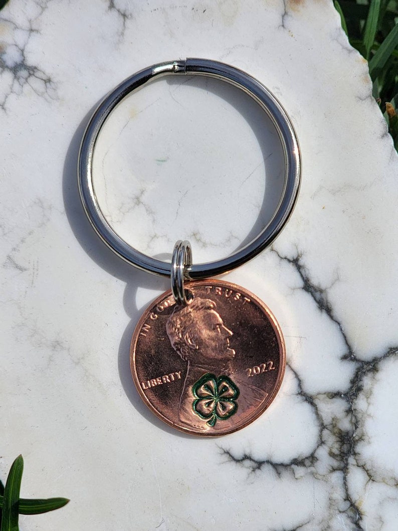 Lucky Penny Keychain, Lucky Penny Gift, Penny Keychain, Lucky Gifts, Gifts for Him, Gifts for Her, Gifts for any Occasion, 2023 Available image 3