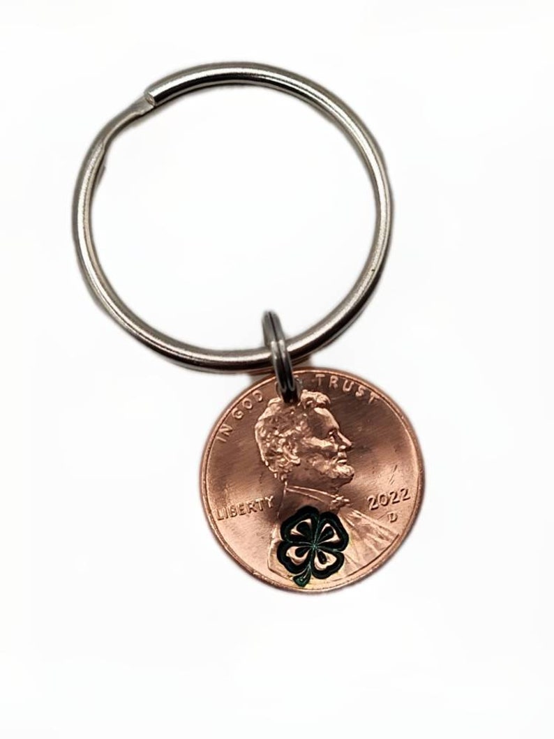 Lucky Penny Keychain, Lucky Penny Gift, Penny Keychain, Lucky Gifts, Gifts for Him, Gifts for Her, Gifts for any Occasion, 2023 Available image 5