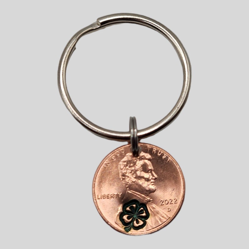 Lucky Penny Keychain, Lucky Penny Gift, Penny Keychain, Lucky Gifts, Gifts for Him, Gifts for Her, Gifts for any Occasion, 2023 Available image 2