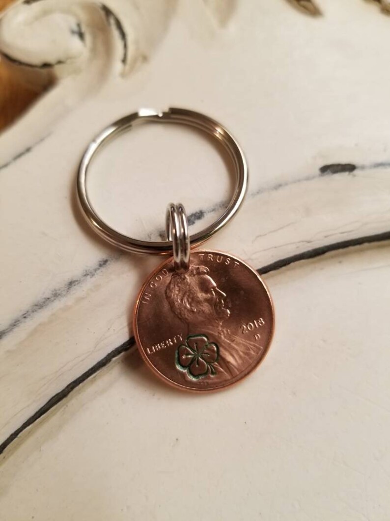 Lucky Penny Keychain, Lucky Penny Gift, Penny Keychain, Lucky Gifts, Gifts for Him, Gifts for Her, Gifts for any Occasion, 2023 Available image 8