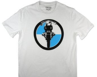 Men's R60/2 BMW Airhead Boxer Motorcycle T-shirt, motorcycle gifts, moto t shirt, biker t shirt, california
