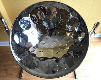 Oversized Low C Lead Steel Drum with High Gloss Chrome (26in. Diameter)