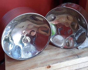 Double Tenor Steel Drum (Alto) with Nickel Plating