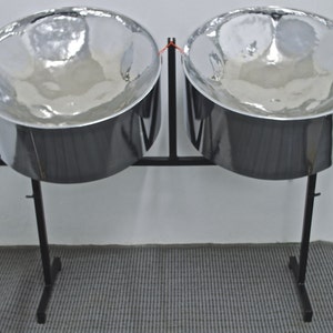 KaribPAN F# Double Seconds Pro Package (High Gloss Chrome) + Hard Cases, Stands & Sticks