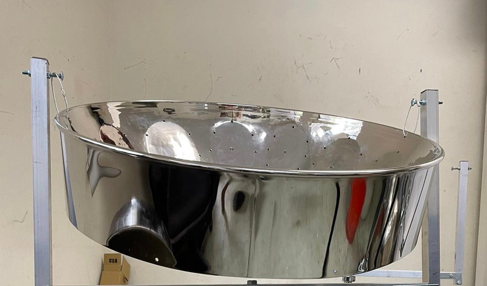 Oversized Low C Lead Steel Drum With High Gloss Chrome 26in. Diameter Etsy