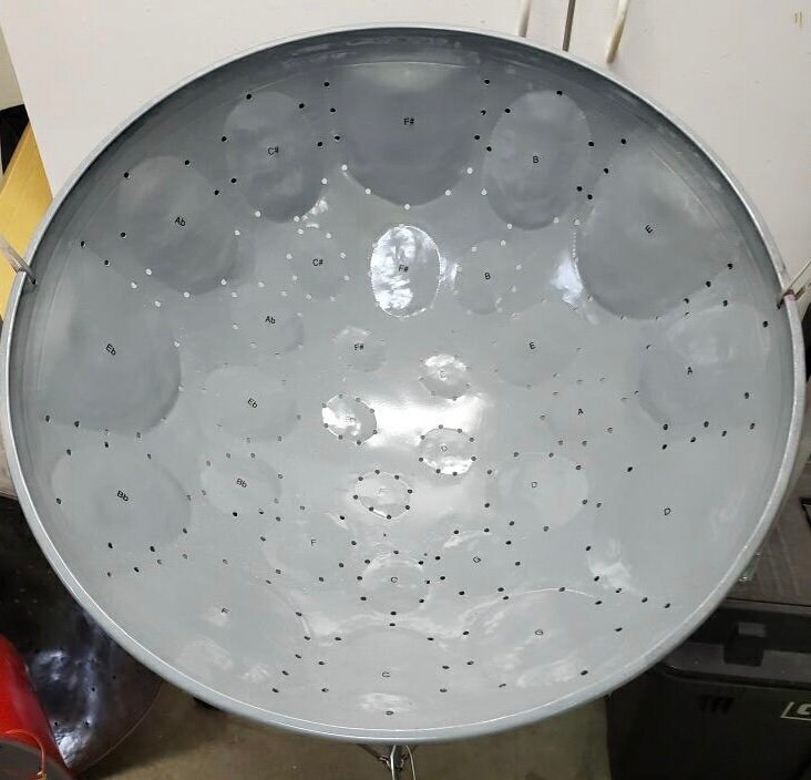 Chromatic online steel drum