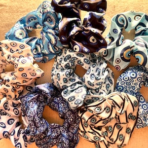 Evil Eye Scrunchies - Hair Tie