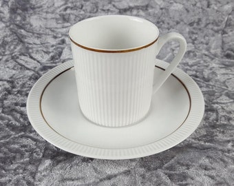 TOP Form 2075 Weiss Blau Athena Arzberg Suppentasse 2tlg