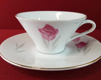 Scherzer Rillenrelief Goldrand 1750 Kaffeetasse H 7,5 D 7,3 cm Scherzer Rillenrelief Goldrand 1750 Kaffeetasse H 7,5 D 7,3 cm