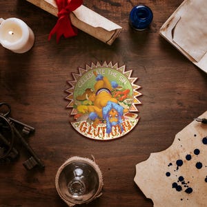 Gula - Pegatina troquelada de vinilo "Celebra el pecado" - Siete pecados capitales, Pecado, Satánico, Brujería, Bruja, Demonio, Diablo, Demoníaco, Mal, Pecaminoso