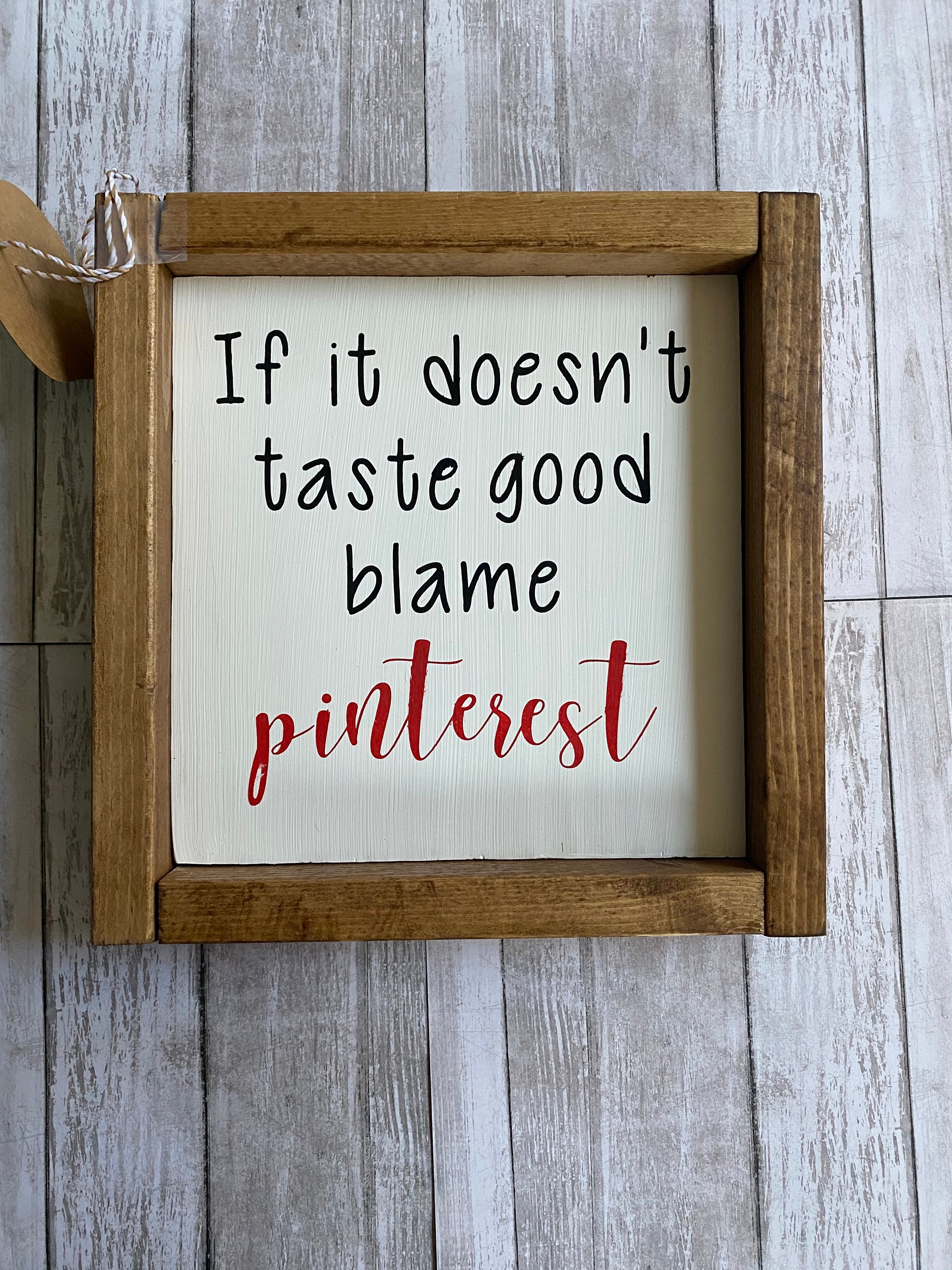 If it Doesn't Taste Good Wooden Sign Etsy.de