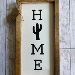 Home Wooden Sign