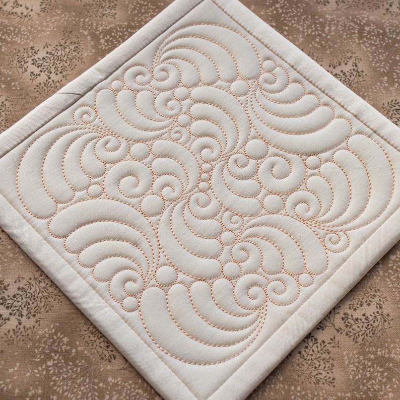 Quilt block Machine embroidery design Quilting Trapunto Etsy