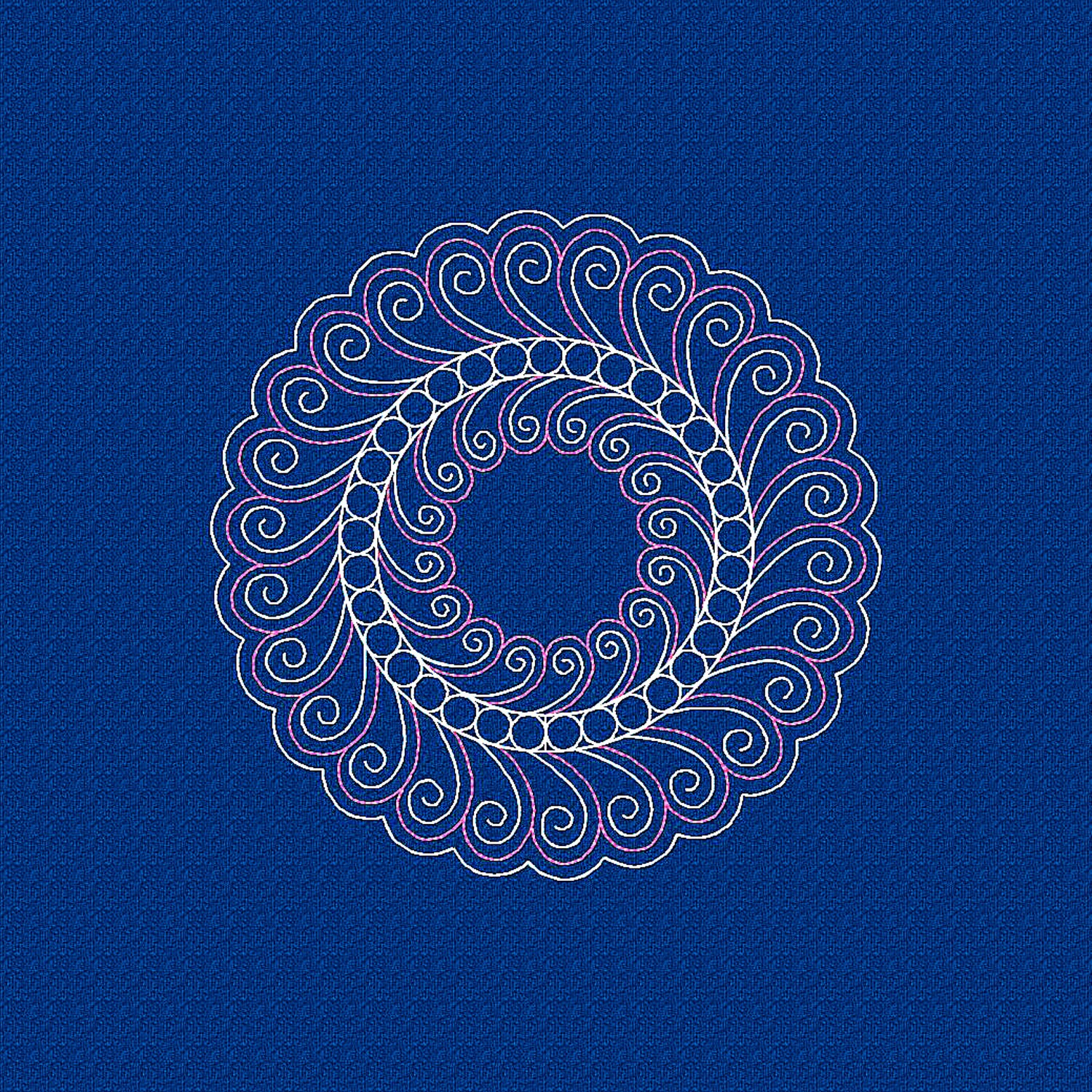 Feathers quilting pattern Machine embroidery design Digital Etsy