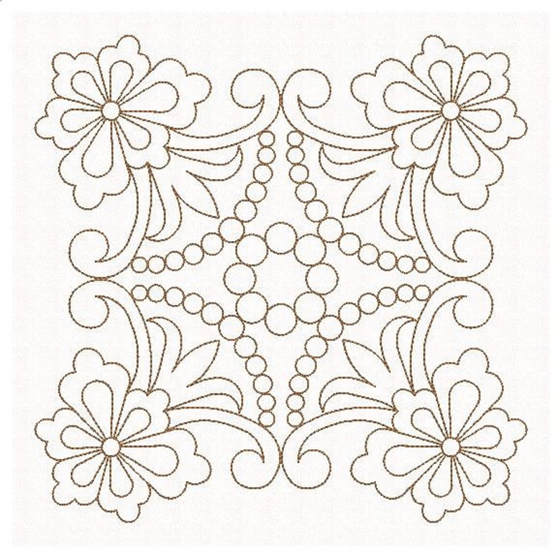 Quilt Blocks Embroidery Pattern Machine Embroidery Design Etsy