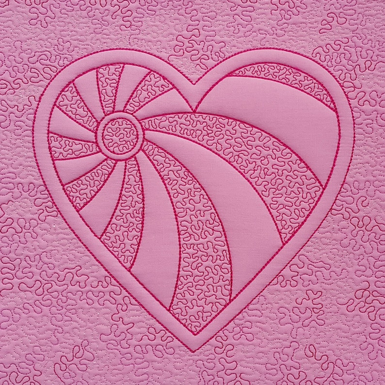 Heart Stippling Stitch Jesse C. Mault