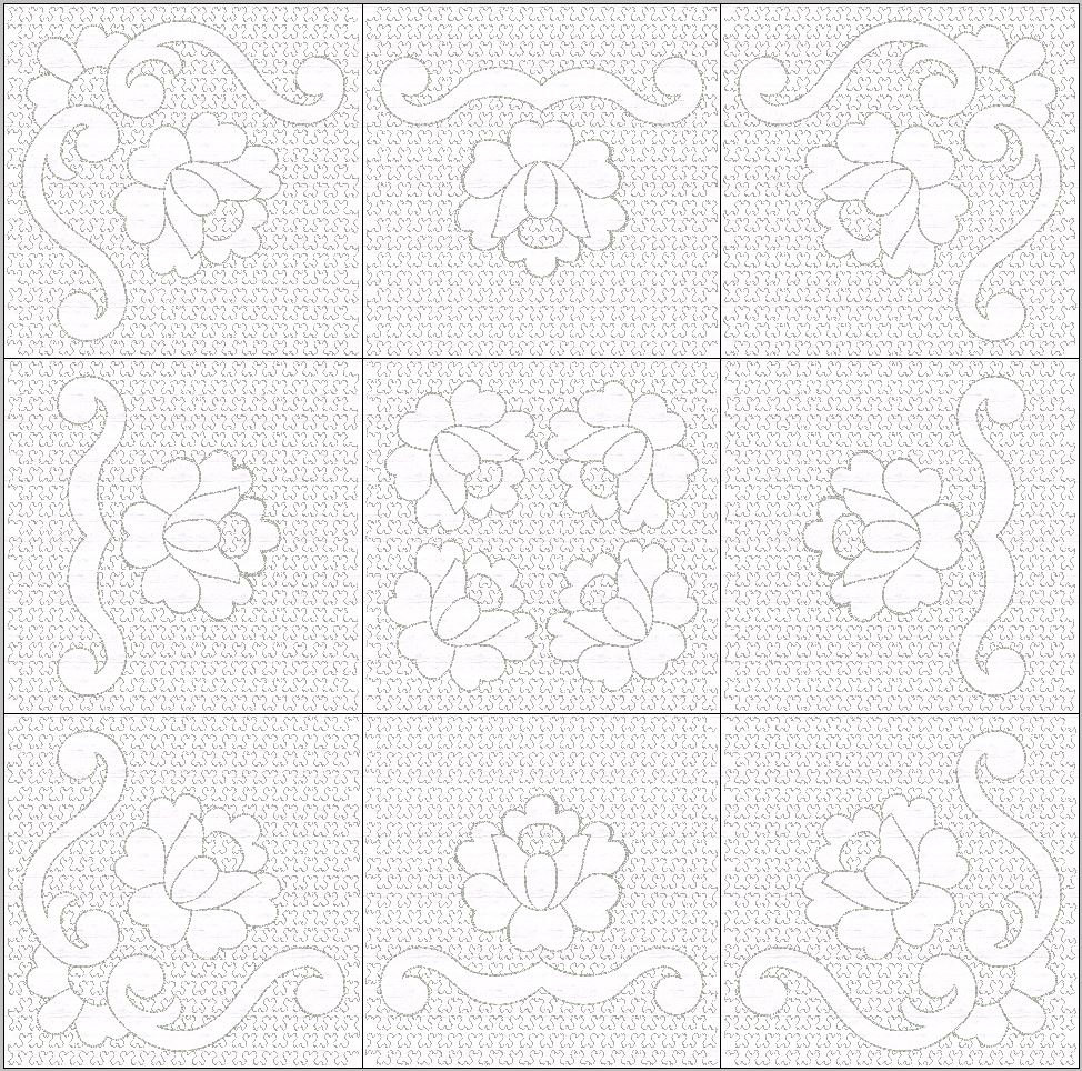 Quilt Embroidery set Quilting embroidery designs Flower Etsy