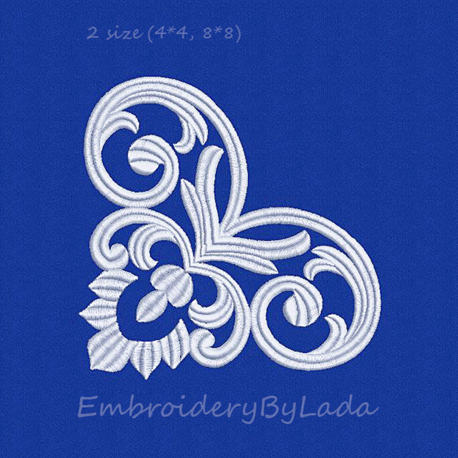 Frame embroidery design Corner machine embroidery pattern Etsy