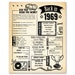 Back in 1969 Newspaper Poster / Printable / 55th Birthday Party ...
